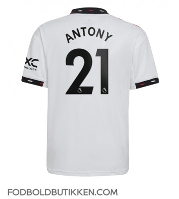Manchester United Antony #21 Udebanetrøje 2022-23 Kortærmet